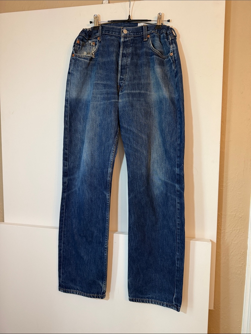 Aligrace for Anthropologie vintage Levi’s 501 High rise jeans NWT 29